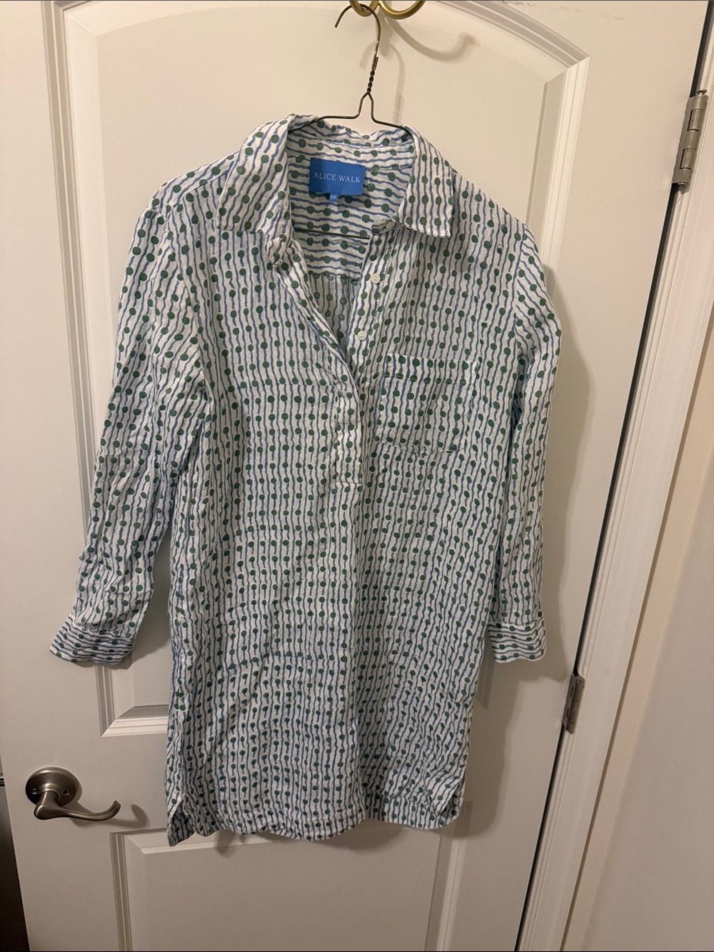 Alice Walk Collared Linen Dress